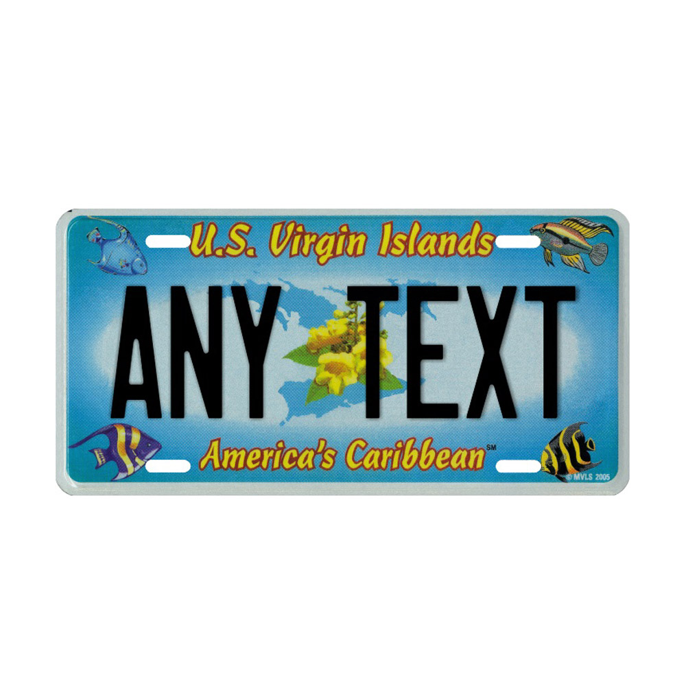 U.S. Virgin Islands License Plate