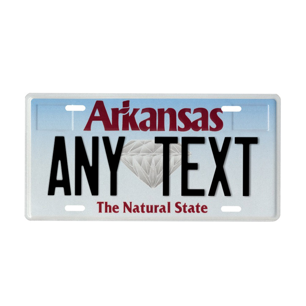Arkansas Custom Plate