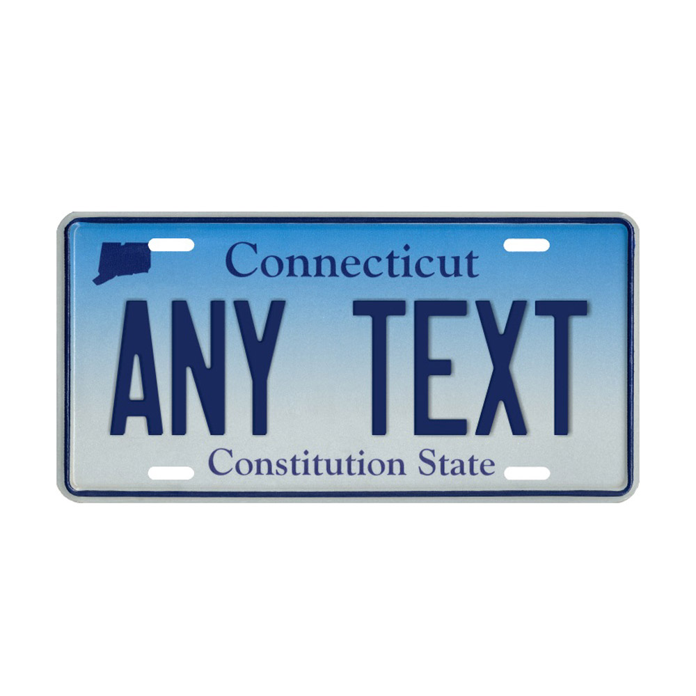 Connecticut Custom Plate