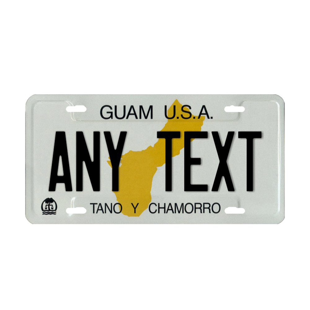 Guam Custom Plate