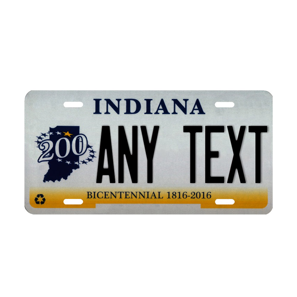 Indiana Custom Plate