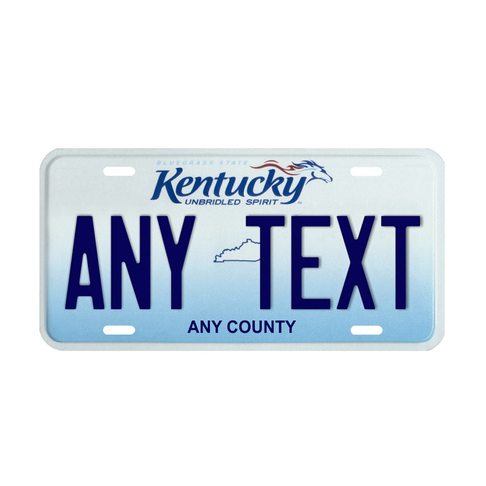 Kentucky Custom Plate