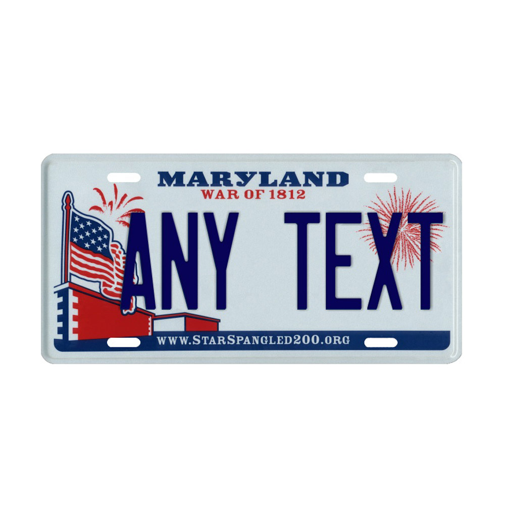 Maryland Custom Plate