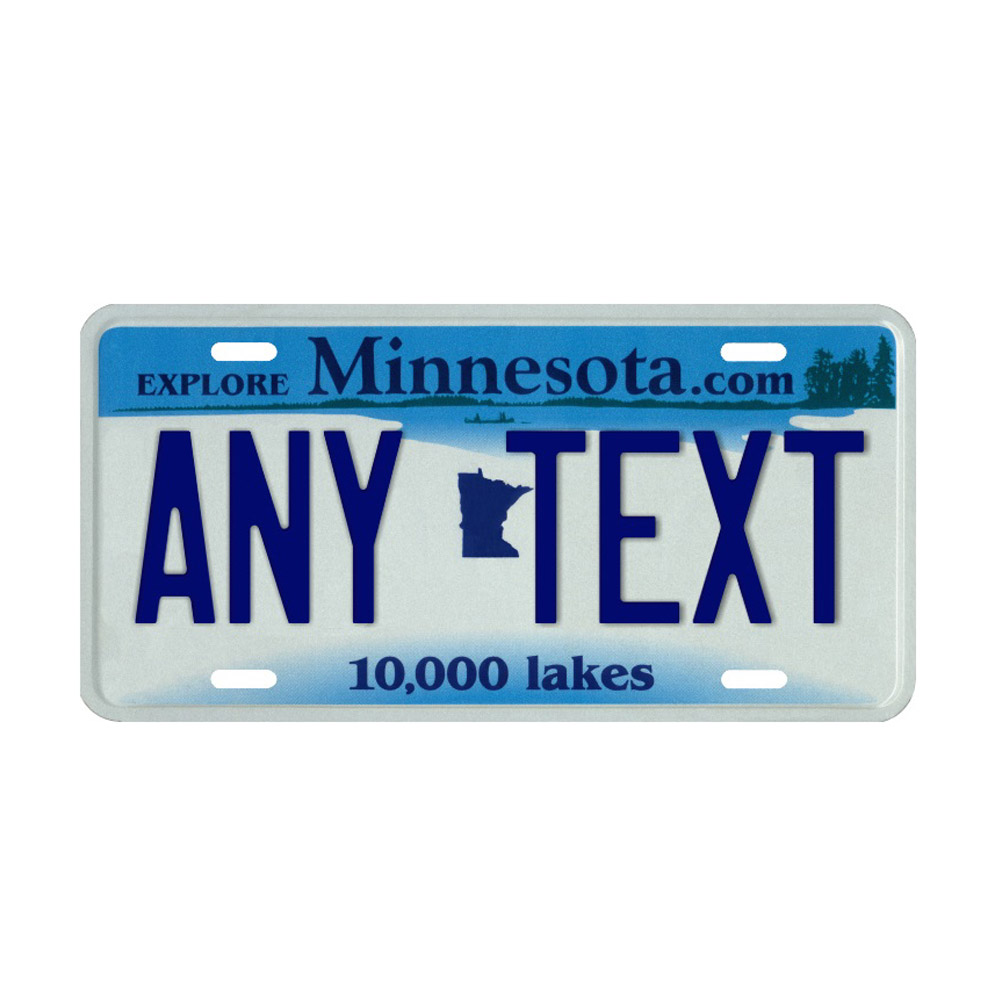 Minnesota Custom Plate