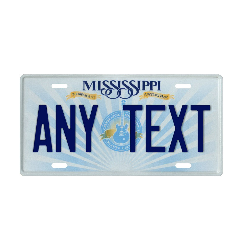 Mississippi Custom Plate