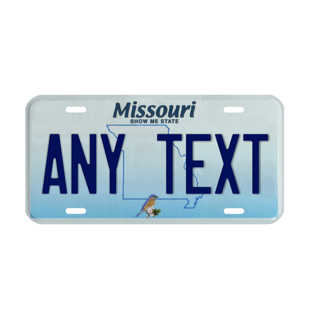 Missouri Custom Plate