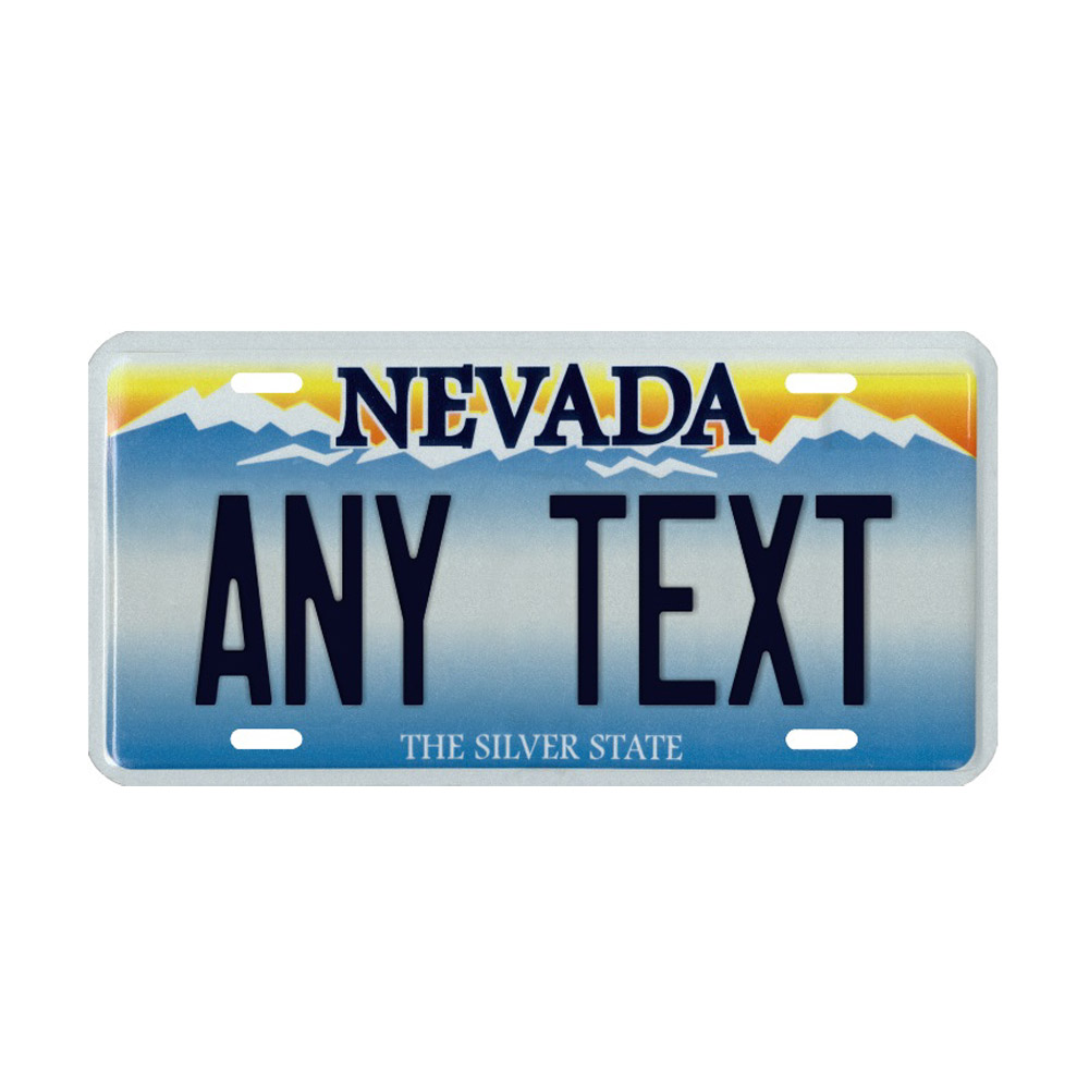 Nevada Custom Plate