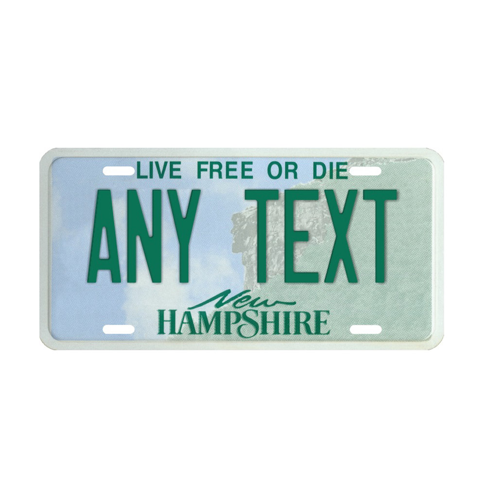 New Hampshire Custom Plate