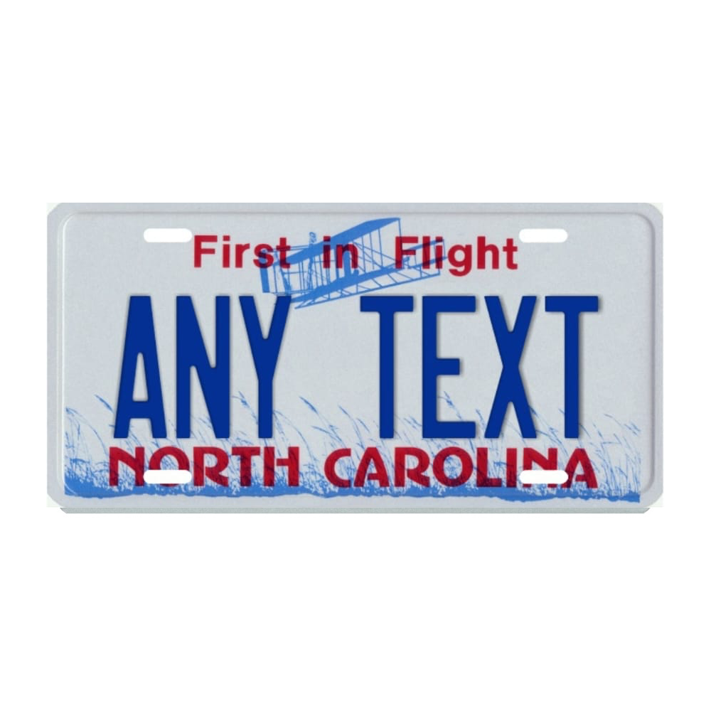 North Carolina Custom License Plate