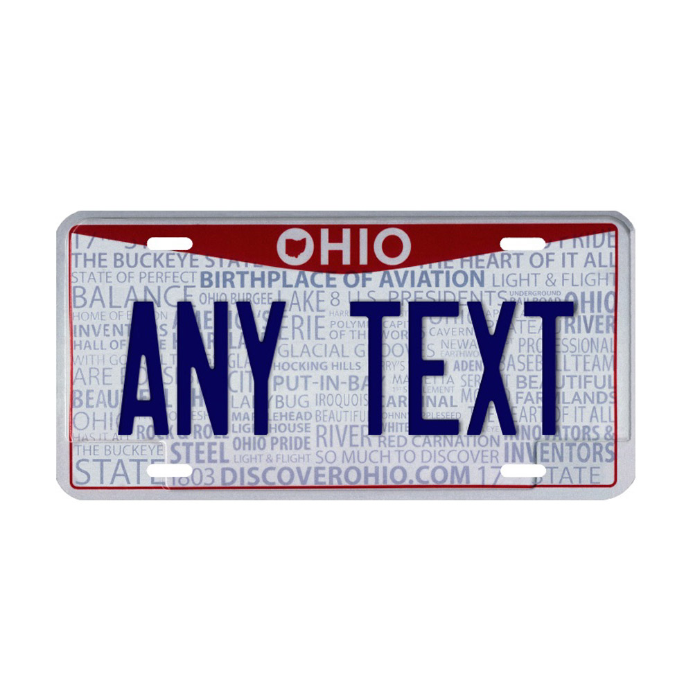 Ohio Custom Plate