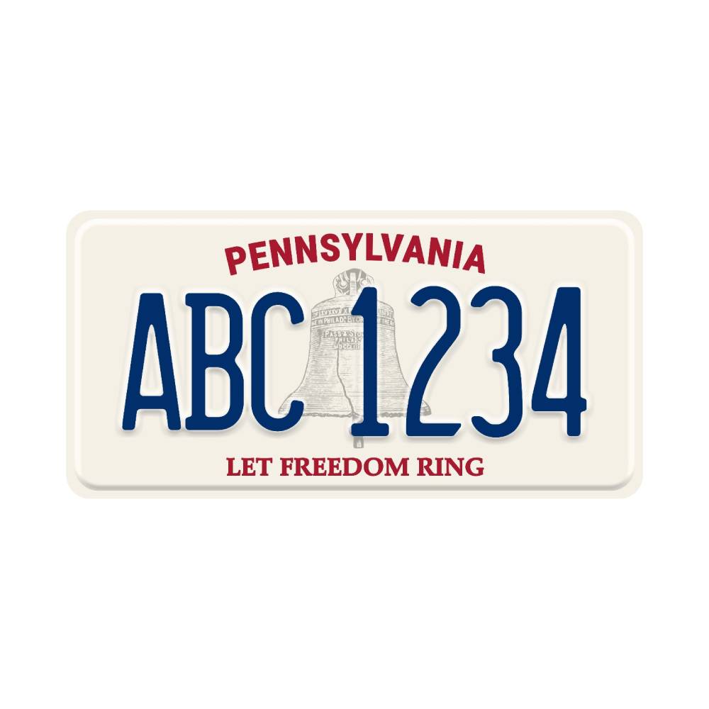 Pennsylvania Custom Plate