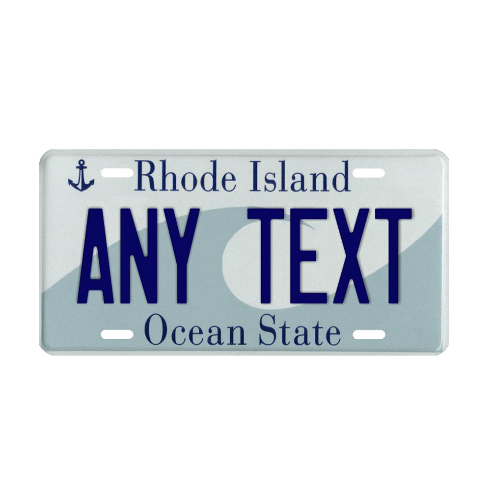 Rhode Island Custom License Plate
