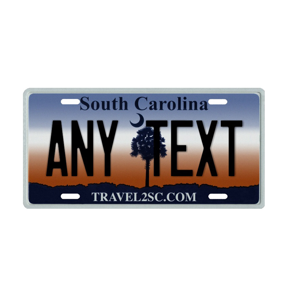 South Carolina Custom Plate