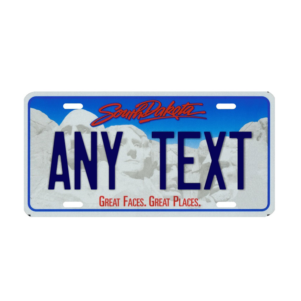 South Dakota Custom Plate