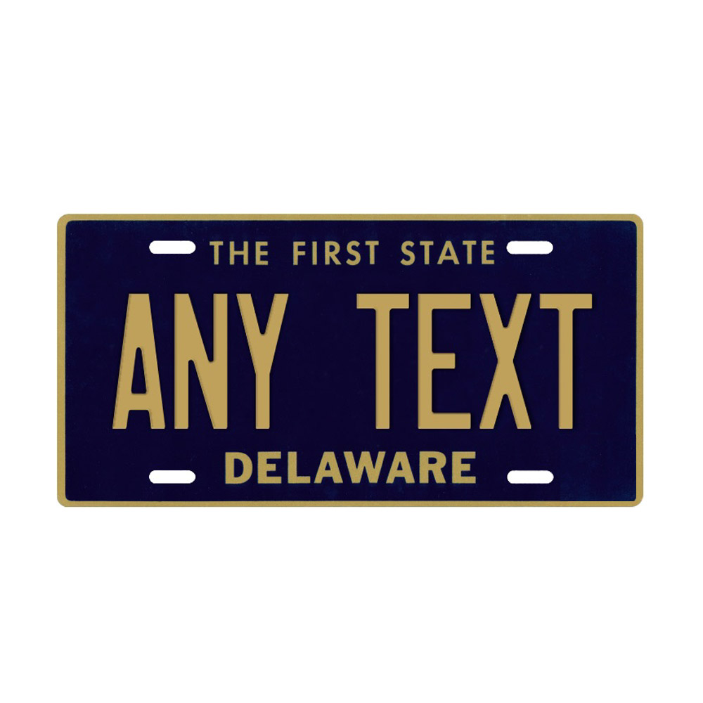 Delaware Custom Plate