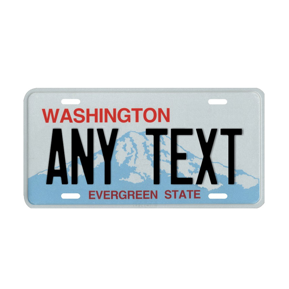 Washington Custom Plate