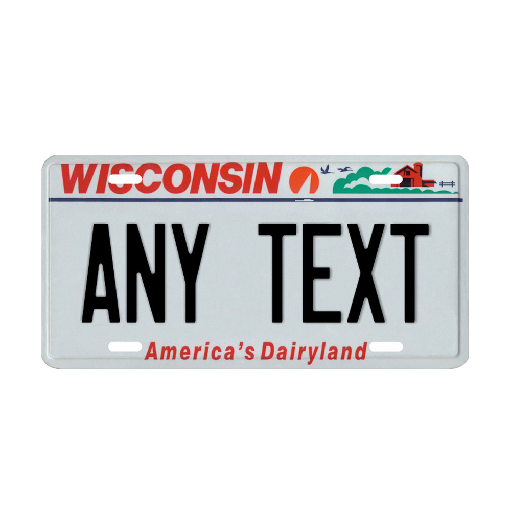 Wisconsin Custom Plate