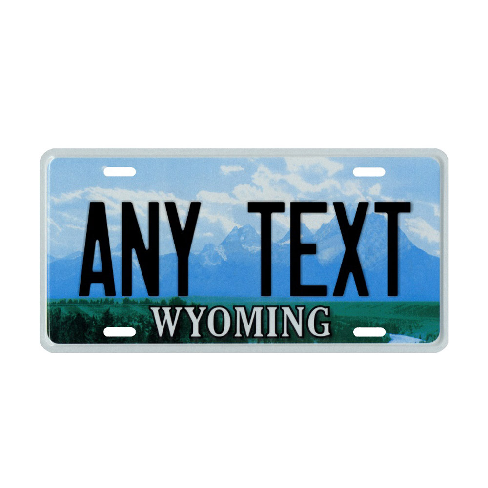 Wyoming Custom Plate