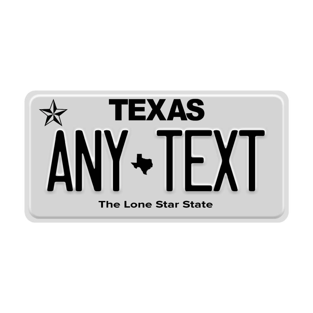 Texas Custom Plate