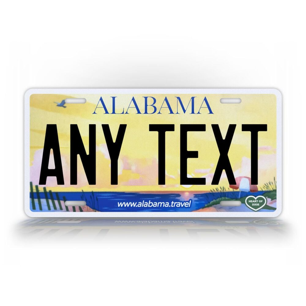 Alabama Custom License Plate
