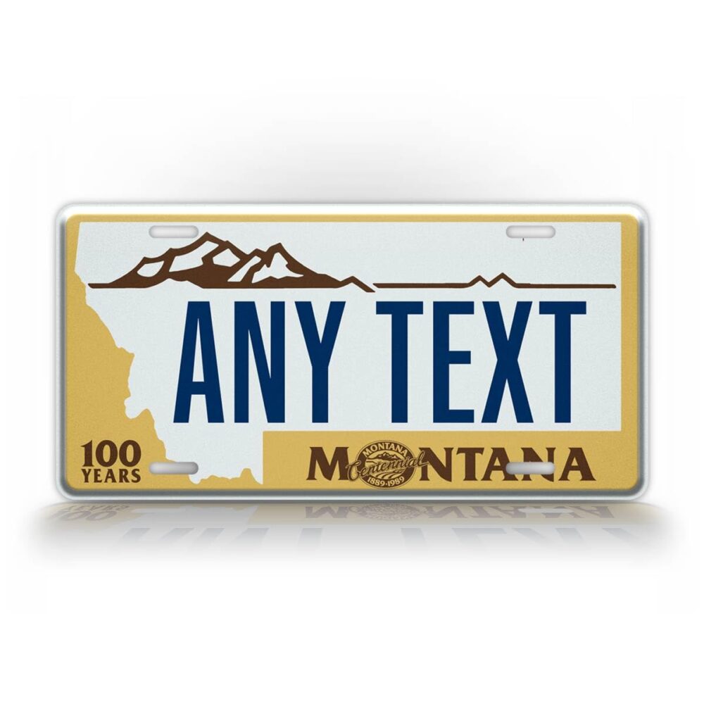 Montana Custom License Plate