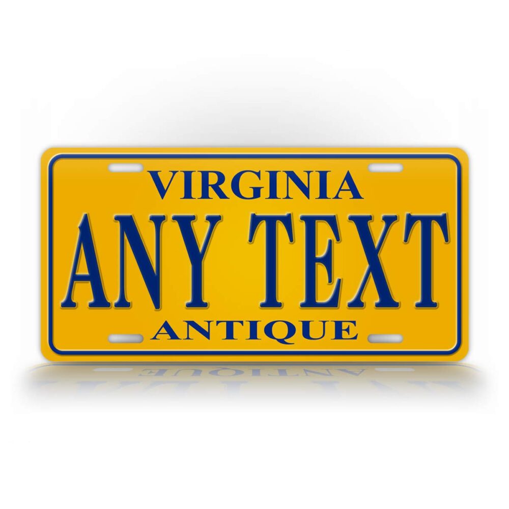 Virginia Custom License Plate